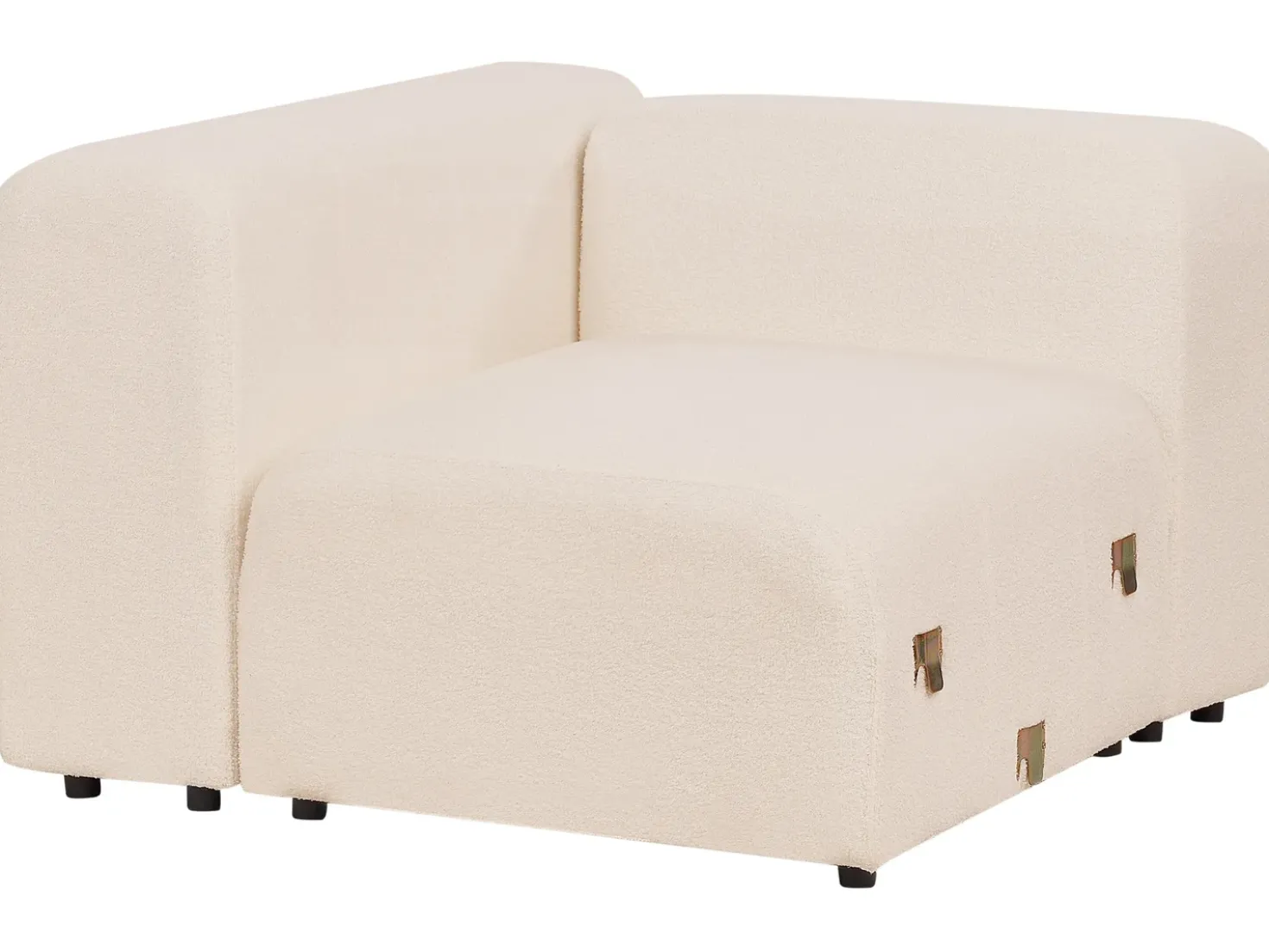 Divano modulare 2 posti FALSTERBO Bouclé Beige chiaro
