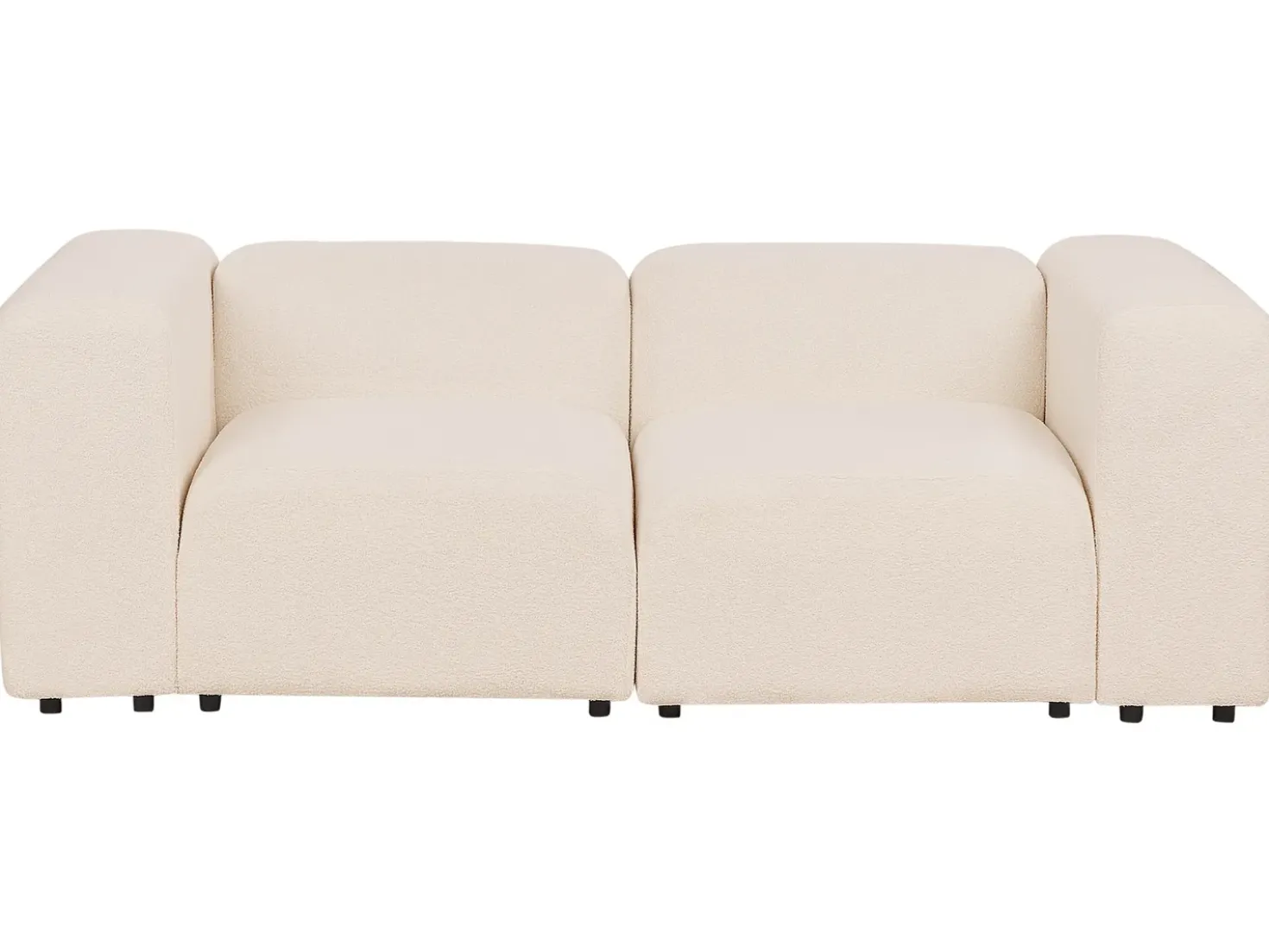 Divano modulare 2 posti FALSTERBO Bouclé Beige chiaro