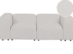 Divano modulare 2 posti FALSTERBO Bouclé Grigio chiaro