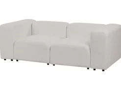 Divano modulare 2 posti FALSTERBO Bouclé Grigio chiaro