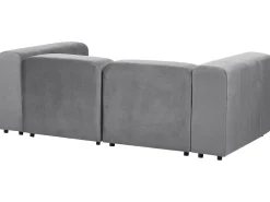 Divano modulare 2 posti FALSTERBO Velluto Grigio
