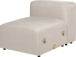 Divano modulare 3 posti FALSTERBO Velluto Beige
