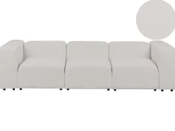 Divano modulare 3 posti FALSTERBO Bouclé Grigio chiaro