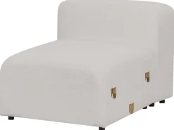Divano modulare 3 posti FALSTERBO Bouclé Grigio chiaro