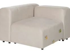 Divano modulare 2 posti FALSTERBO Velluto Beige