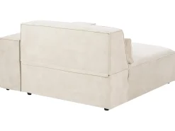 Divano modulare 2 posti HELLNAR Velluto Beige chiaro