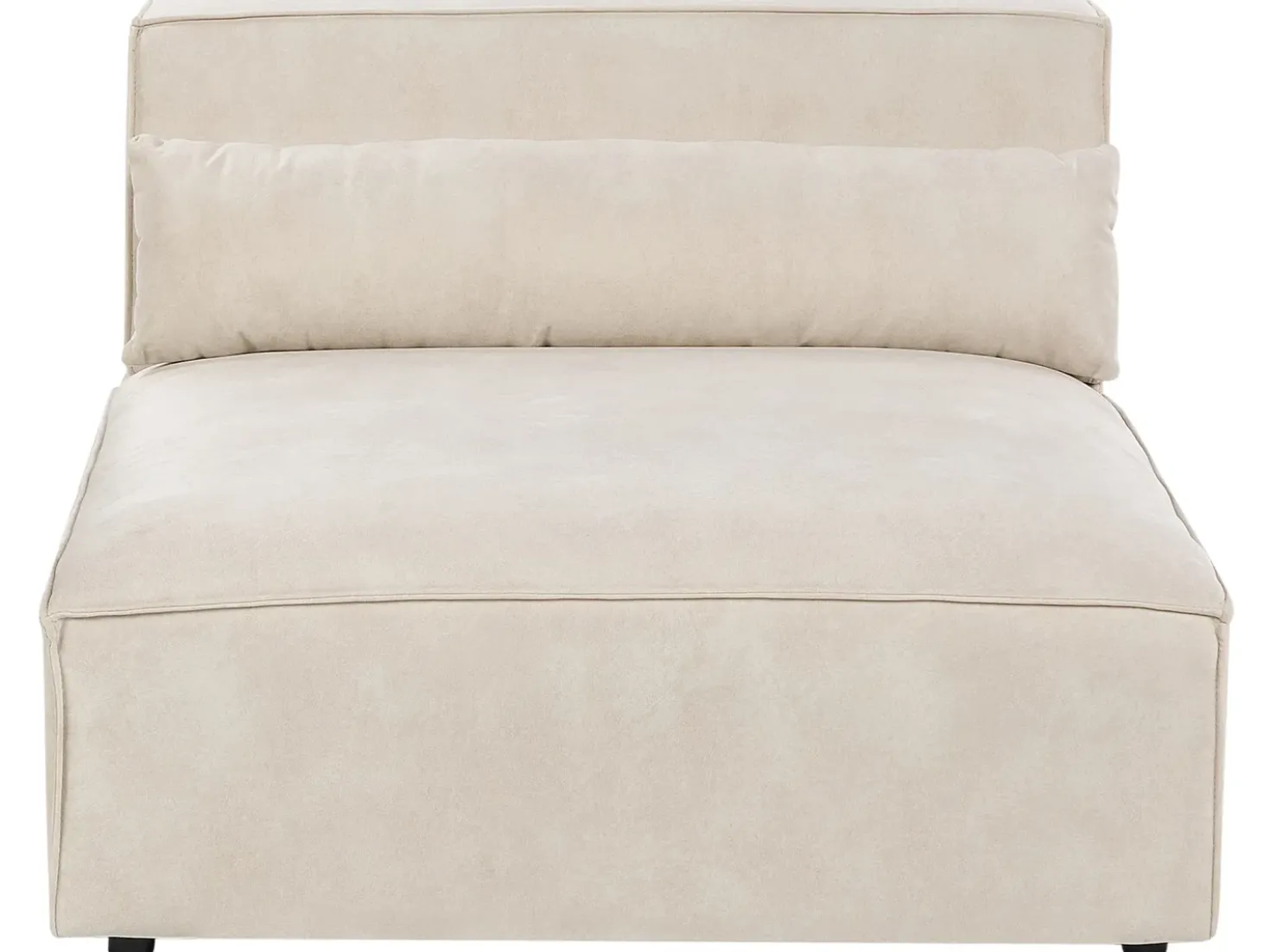 Divano modulare 2 posti HELLNAR Velluto Beige chiaro