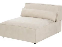 Divano modulare 3 posti HELLNAR Velluto Beige chiaro