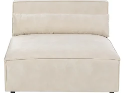 Divano modulare 3 posti HELLNAR Velluto Beige chiaro