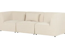 Divano modulare 3 posti LEMVIG Velluto a coste Beige chiaro