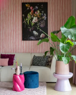 Divano modulare 3 posti LEMVIG Velluto a coste Beige chiaro