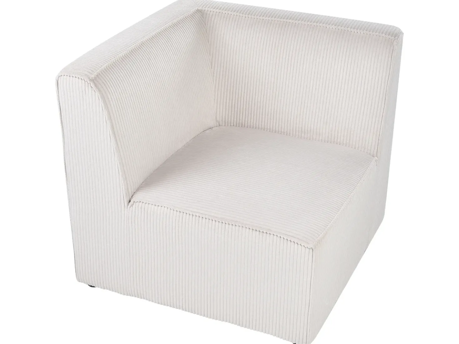 Divano modulare 2 posti LEMVIG Velluto a coste Beige