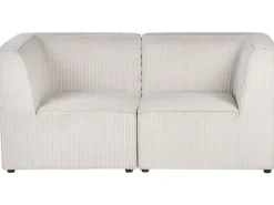 Divano modulare 2 posti LEMVIG Velluto a coste Beige