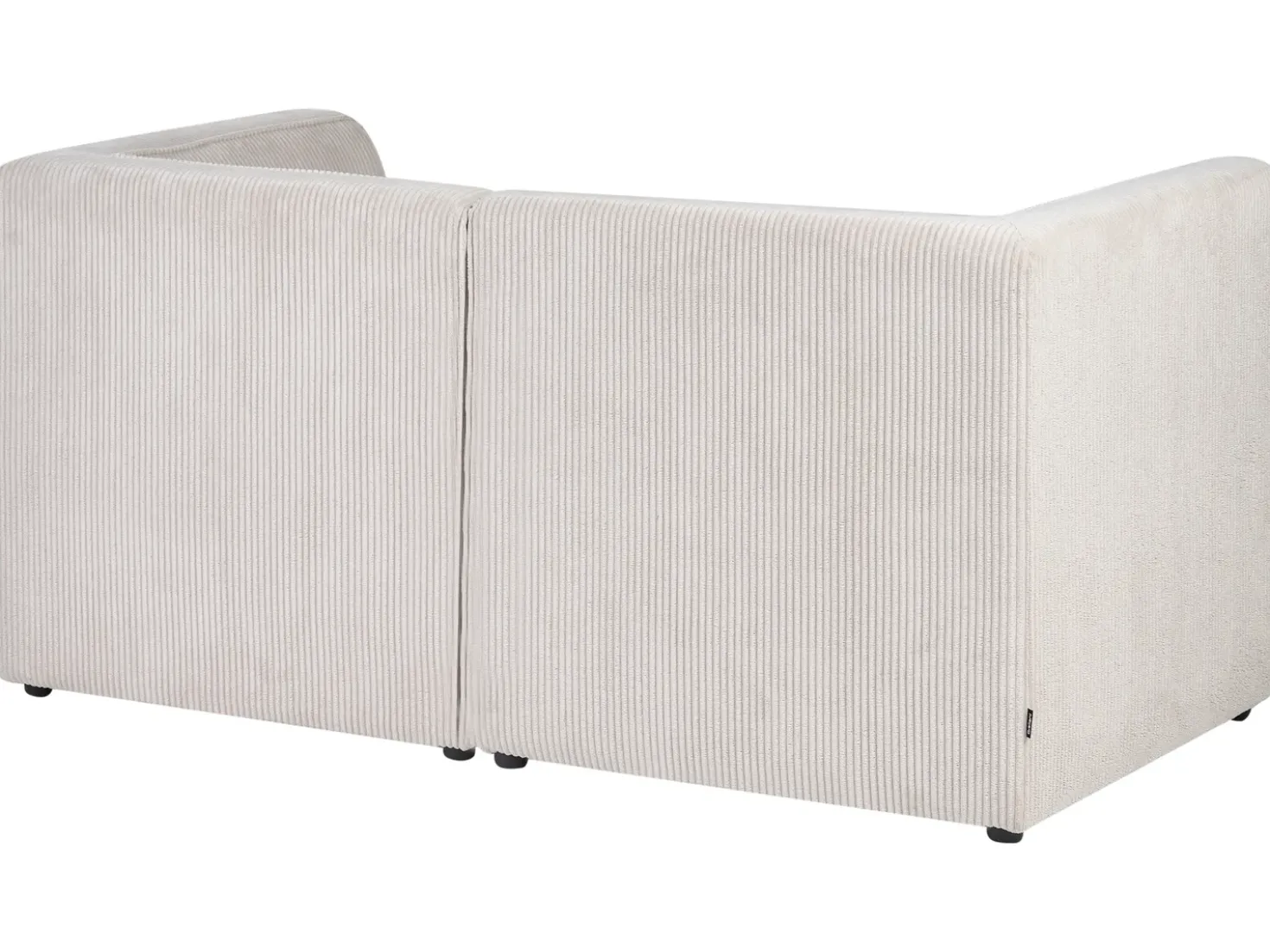 Divano modulare 2 posti LEMVIG Velluto a coste Beige