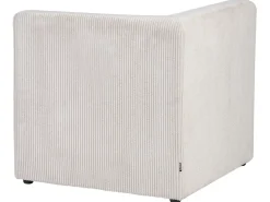 Divano modulare 2 posti LEMVIG Velluto a coste Beige