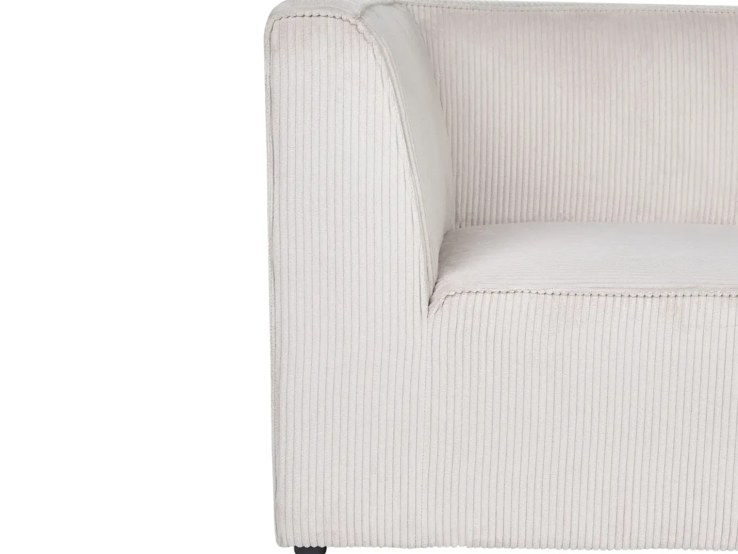 Divano modulare 2 posti LEMVIG Velluto a coste Beige