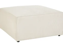 Divano modulare 3 posti LEMVIG Velluto a coste Beige chiaro con ottomana