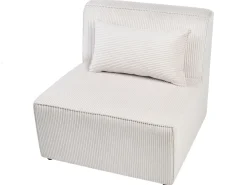Divano modulare 3 posti LEMVIG Velluto a coste Beige