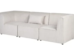 Divano modulare 3 posti LEMVIG Velluto a coste Beige