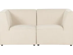 Divano modulare 2 posti LEMVIG Velluto a coste Beige chiaro