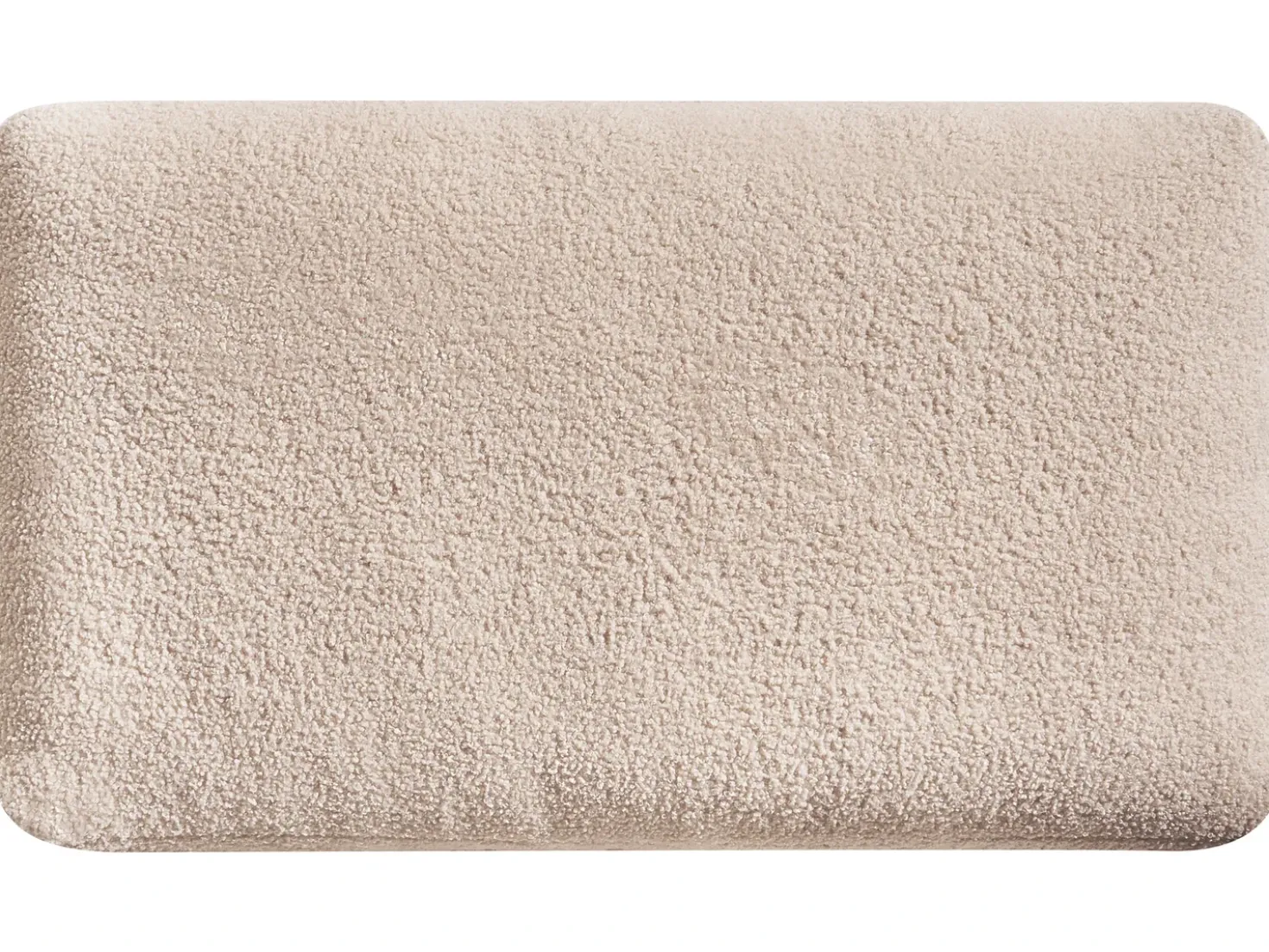 Divano modulare 2 posti MESNALI Bouclé Beige