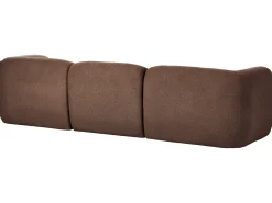 Divano modulare 3 posti MJALBI Bouclé Marrone