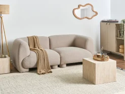 Divano modulare 2 posti MJALBI Bouclé Beige