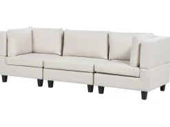 Divano modulare 3 posti UNSTAD Tessuto Beige chiaro