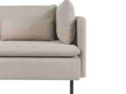 Divano modulare a U 4 posti EGERIS Tessuto Beige