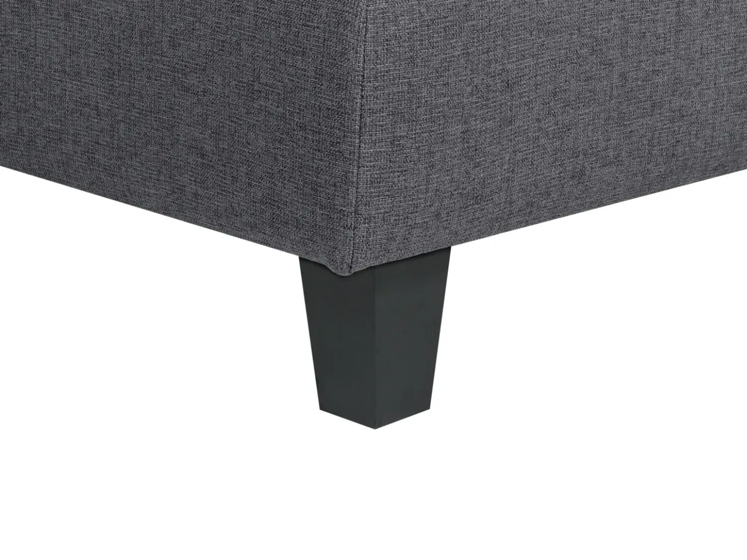 Divano modulare a U 5 posti UNSTAD Tessuto Grigio scuro
