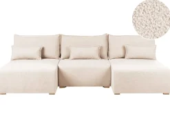 Divano modulare a U NERBO Bouclé Beige