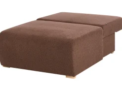 Divano modulare a U NERBO Bouclé Marrone