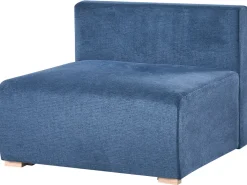 Divano modulare a U NERBO Tessuto Blu