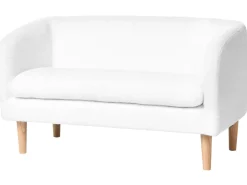 Divano per bambini DAGALI Bouclé Bianco