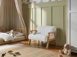 Divano per bambini LALMO Bouclé Bianco