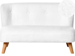 Divano per bambini LOTE Bouclé Bianco