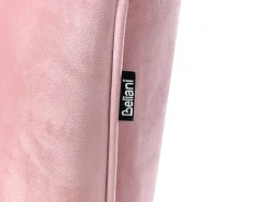 Divano per bambini RISBY Velluto Rosa