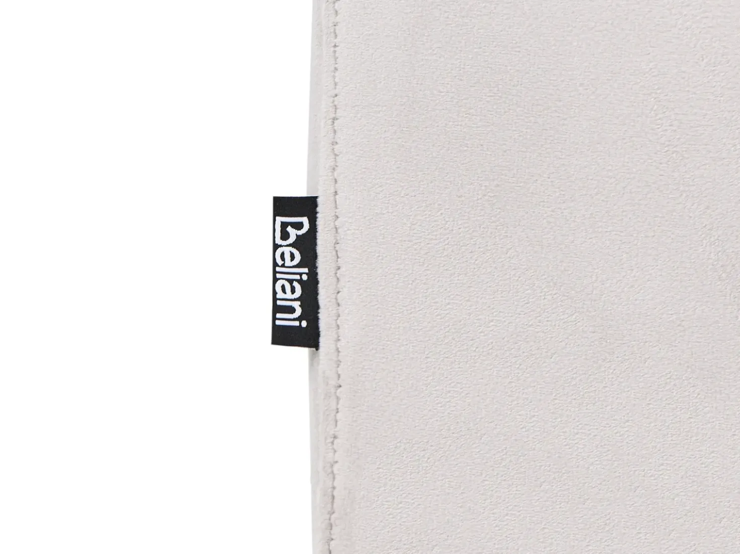 Divano reclinabile elettrico 2 posti BERGEN Velluto Beige chiaro con porta USB