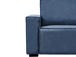 Divano reclinabile elettrico 2 posti NUKARI Tessuto Blu