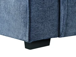 Divano reclinabile elettrico 2 posti NUKARI Tessuto Blu