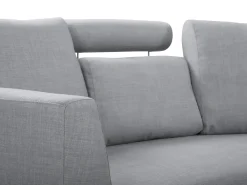 Divano semicircolare 7 posti ROTUNDE Tessuto Grigio chiaro