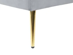 Divano semicircolare 4 posti MOSS Velluto Grigio chiaro