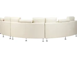 Divano semicircolare 7 posti ROTUNDE Tessuto Beige