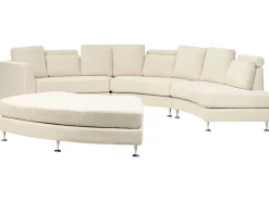 Divano semicircolare 7 posti ROTUNDE Tessuto Beige