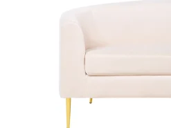Divano semicircolare 4 posti MOSS Velluto Beige chiaro