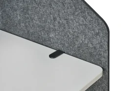 Divisorio da scrivania FOLDY 120 x 50 cm Grigio scuro