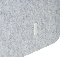 Divisorio da scrivania FOLDY 120 x 50 cm Grigio chiaro