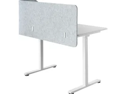Divisorio da scrivania FOLDY 120 x 50 cm Grigio chiaro