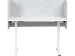 Divisorio da scrivania SOLOA 210 x 61 cm Grigio