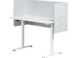 Divisorio da scrivania SOLOA 210 x 61 cm Grigio